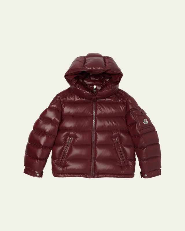 Boy's Maya Hooded Short Down Jacket, Size 4-
